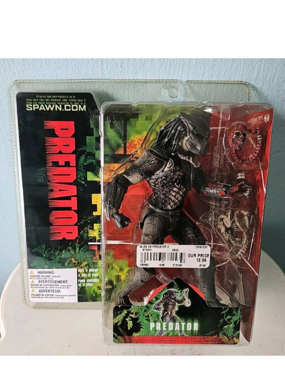 Vintage Y2K McFARLANE TOYS 2004 PREDATOR ACTION FIGURE SPAWN NIB